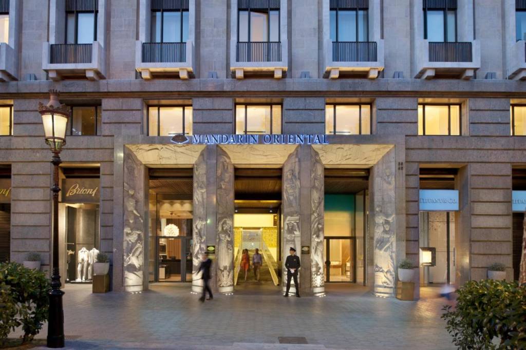 hotel-mandarin-oriental-barcelona- Façade de l'hôtel Mandarin